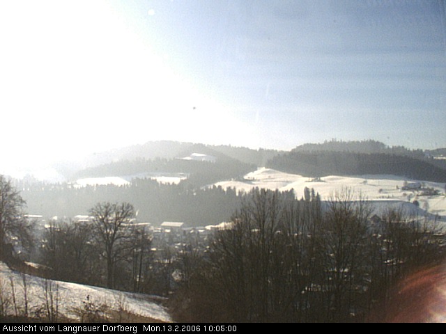 Webcam-Bild: Aussicht vom Dorfberg in Langnau 20060213-100500