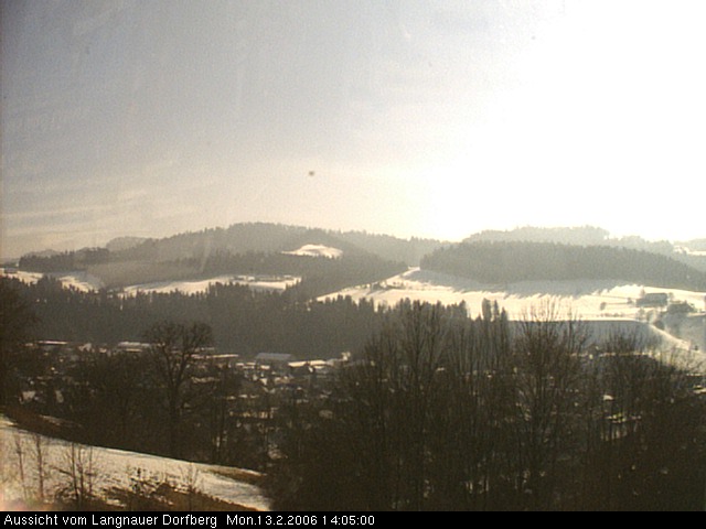 Webcam-Bild: Aussicht vom Dorfberg in Langnau 20060213-140500
