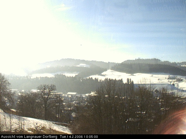 Webcam-Bild: Aussicht vom Dorfberg in Langnau 20060214-100500