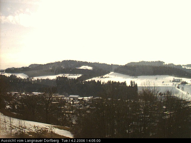 Webcam-Bild: Aussicht vom Dorfberg in Langnau 20060214-140500