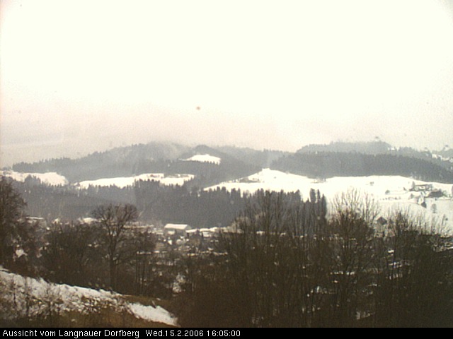 Webcam-Bild: Aussicht vom Dorfberg in Langnau 20060215-160500