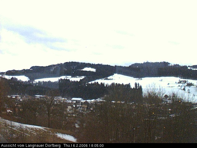 Webcam-Bild: Aussicht vom Dorfberg in Langnau 20060216-180500