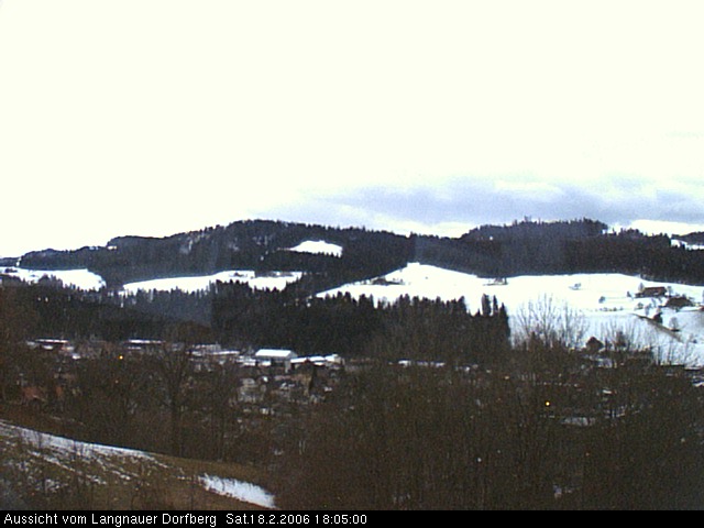 Webcam-Bild: Aussicht vom Dorfberg in Langnau 20060218-180500