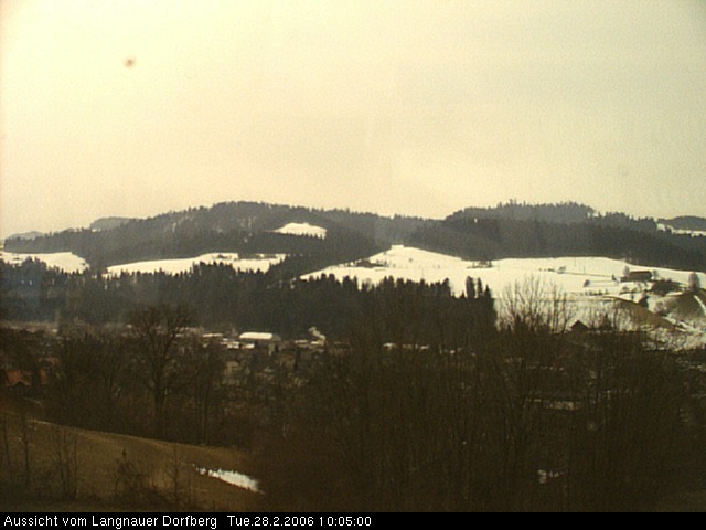 Webcam-Bild: Aussicht vom Dorfberg in Langnau 20060228-100500