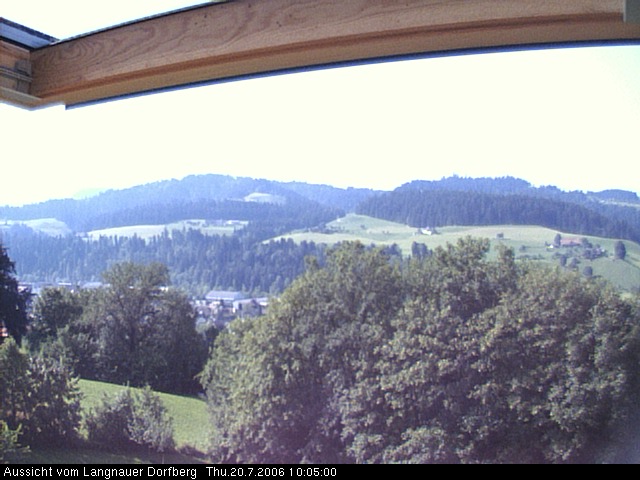 Webcam-Bild: Aussicht vom Dorfberg in Langnau 20060720-100500