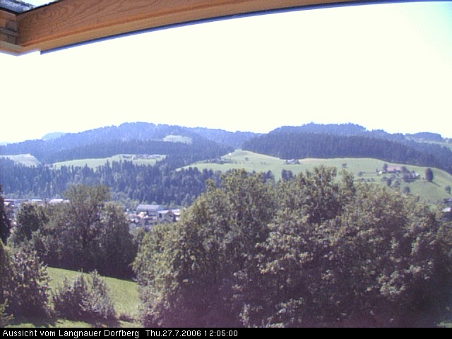 Webcam-Bild: Aussicht vom Dorfberg in Langnau 20060727-120500