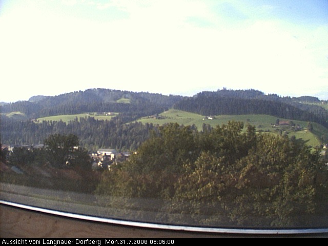 Webcam-Bild: Aussicht vom Dorfberg in Langnau 20060731-080500