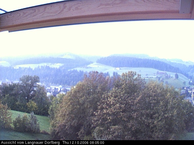 Webcam-Bild: Aussicht vom Dorfberg in Langnau 20061012-080500