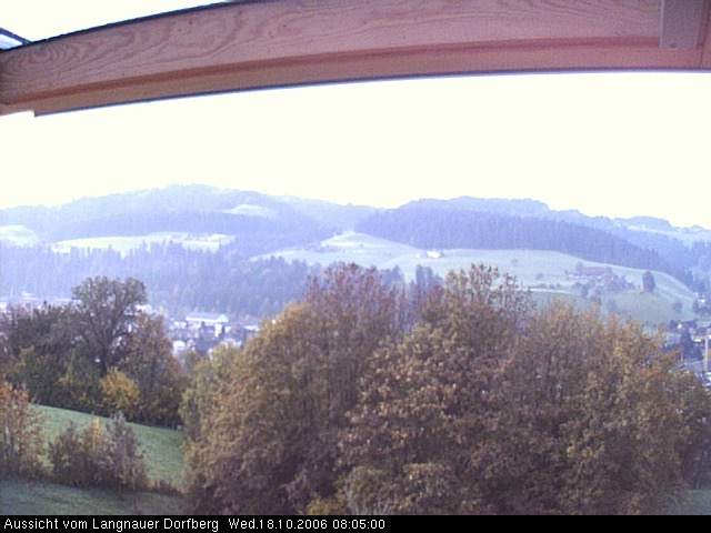 Webcam-Bild: Aussicht vom Dorfberg in Langnau 20061018-080500