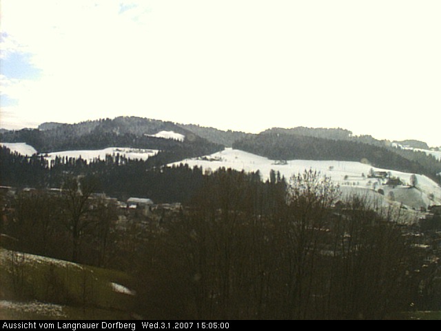 Webcam-Bild: Aussicht vom Dorfberg in Langnau 20070103-150500