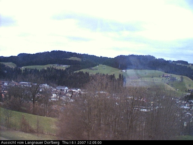 Webcam-Bild: Aussicht vom Dorfberg in Langnau 20070118-120500