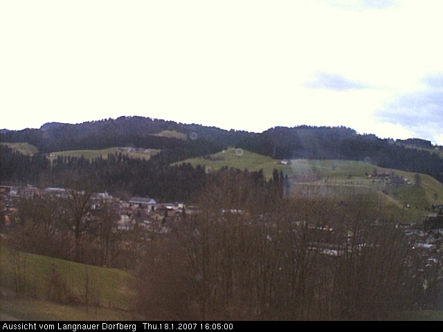 Webcam-Bild: Aussicht vom Dorfberg in Langnau 20070118-160500