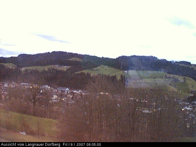 Webcam-Bild: Aussicht vom Dorfberg in Langnau 20070119-080500