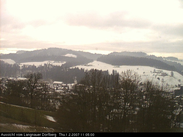 Webcam-Bild: Aussicht vom Dorfberg in Langnau 20070201-110500