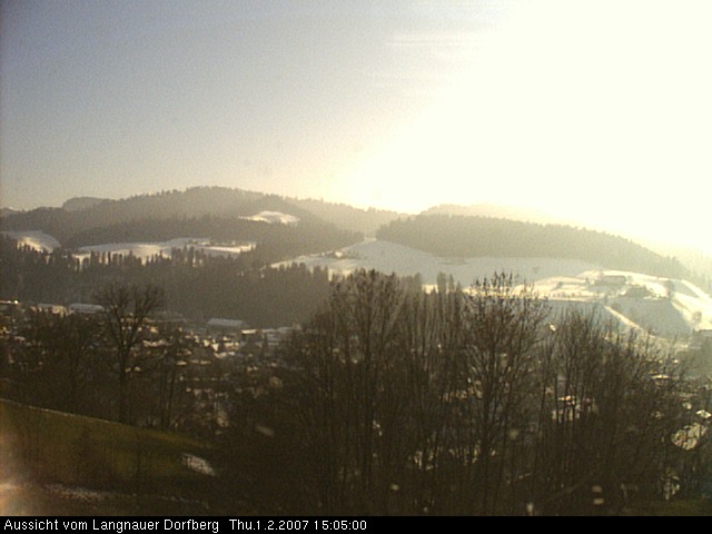 Webcam-Bild: Aussicht vom Dorfberg in Langnau 20070201-150500