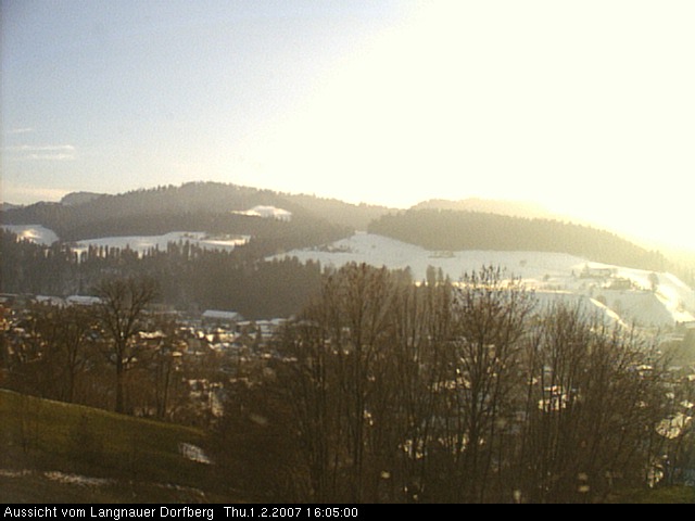 Webcam-Bild: Aussicht vom Dorfberg in Langnau 20070201-160500