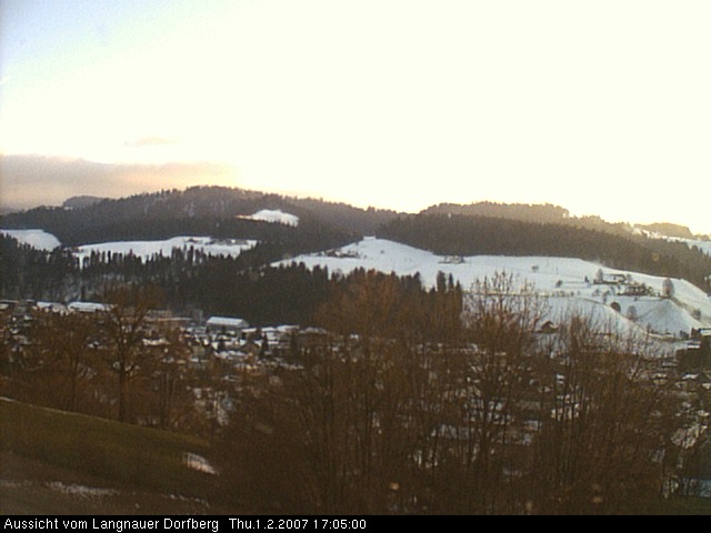 Webcam-Bild: Aussicht vom Dorfberg in Langnau 20070201-170500