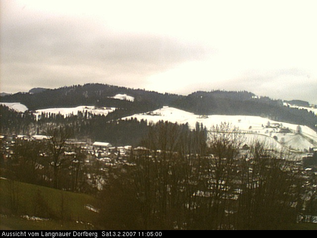 Webcam-Bild: Aussicht vom Dorfberg in Langnau 20070203-110500