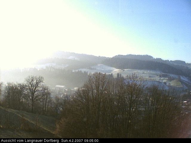 Webcam-Bild: Aussicht vom Dorfberg in Langnau 20070204-090500