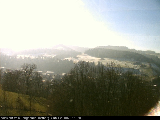 Webcam-Bild: Aussicht vom Dorfberg in Langnau 20070204-110500