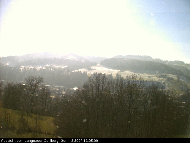 Webcam-Bild: Aussicht vom Dorfberg in Langnau 20070204-120500