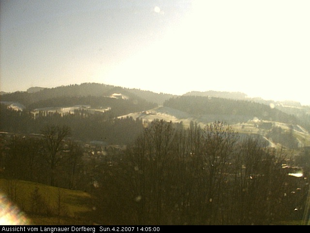 Webcam-Bild: Aussicht vom Dorfberg in Langnau 20070204-140500