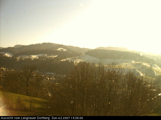 Webcam-Bild: Aussicht vom Dorfberg in Langnau 20070204-150500