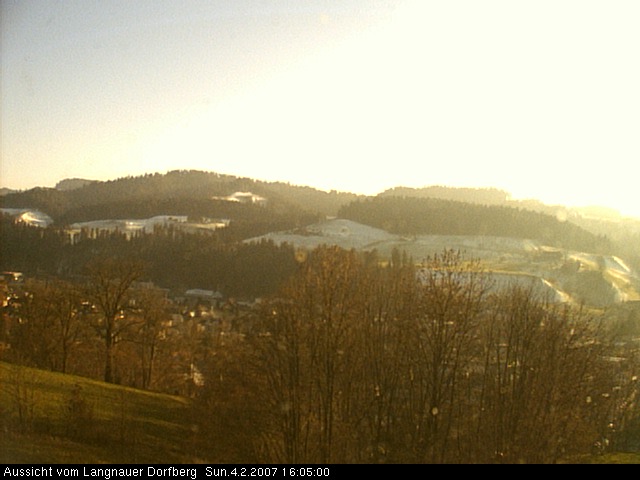 Webcam-Bild: Aussicht vom Dorfberg in Langnau 20070204-160500