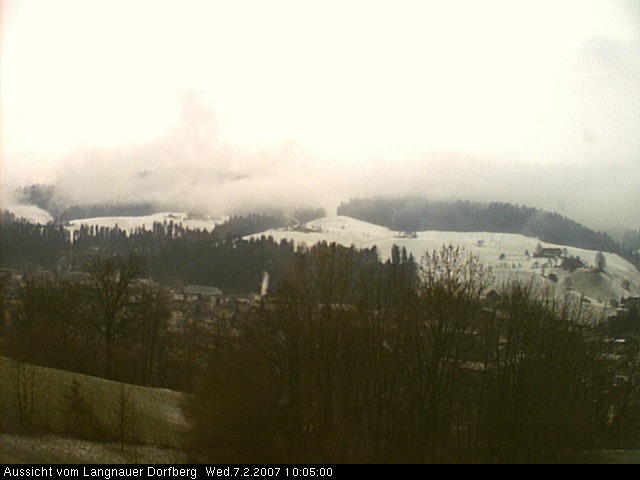 Webcam-Bild: Aussicht vom Dorfberg in Langnau 20070207-100500