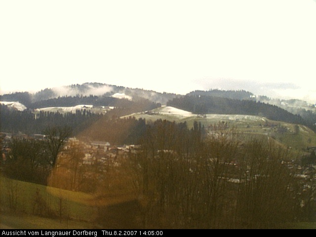 Webcam-Bild: Aussicht vom Dorfberg in Langnau 20070208-140500