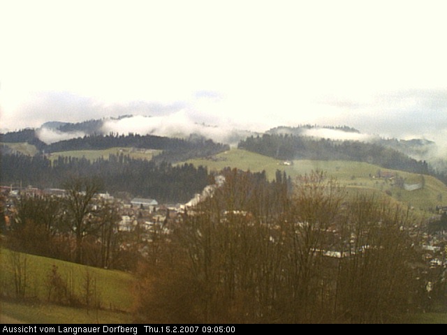 Webcam-Bild: Aussicht vom Dorfberg in Langnau 20070215-090500