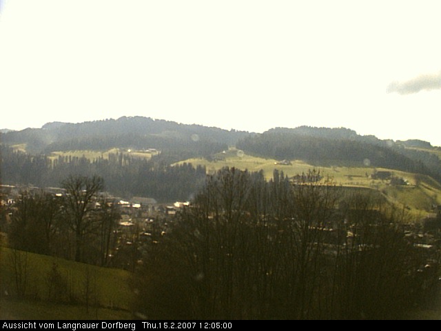 Webcam-Bild: Aussicht vom Dorfberg in Langnau 20070215-120500
