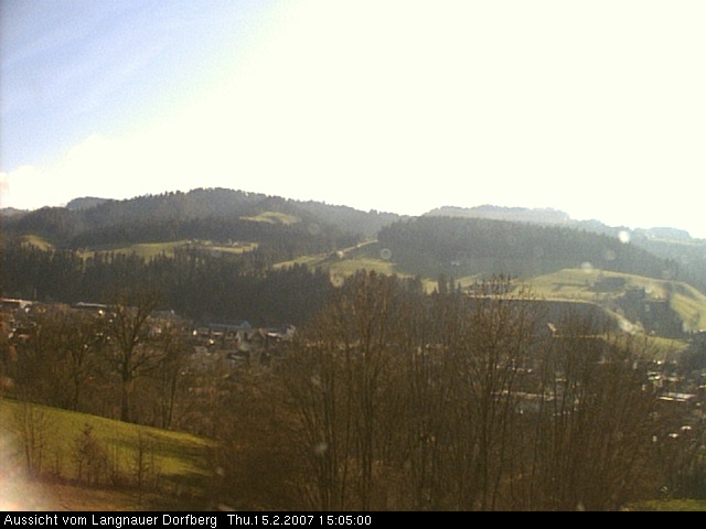 Webcam-Bild: Aussicht vom Dorfberg in Langnau 20070215-150500