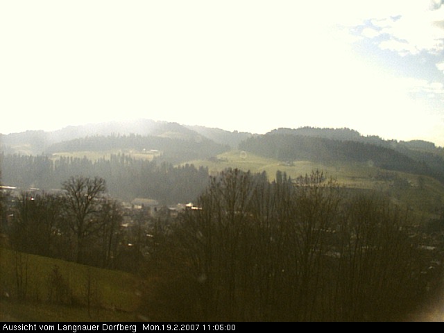 Webcam-Bild: Aussicht vom Dorfberg in Langnau 20070219-110500