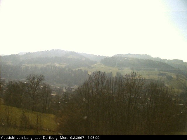 Webcam-Bild: Aussicht vom Dorfberg in Langnau 20070219-120500
