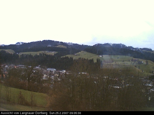 Webcam-Bild: Aussicht vom Dorfberg in Langnau 20070225-090500