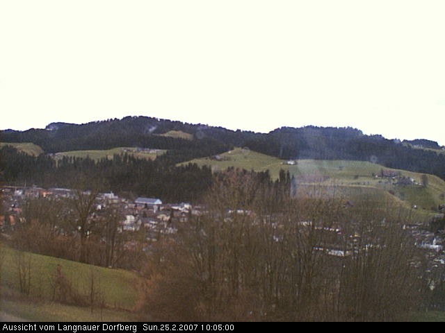 Webcam-Bild: Aussicht vom Dorfberg in Langnau 20070225-100500