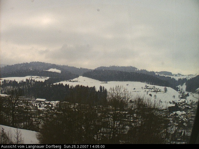 Webcam-Bild: Aussicht vom Dorfberg in Langnau 20070325-140500