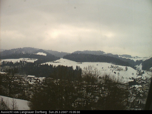 Webcam-Bild: Aussicht vom Dorfberg in Langnau 20070325-150500