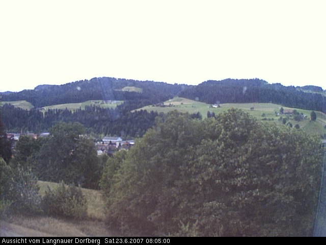 Webcam-Bild: Aussicht vom Dorfberg in Langnau 20070623-080500