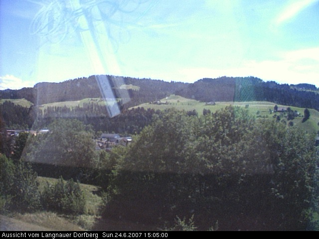 Webcam-Bild: Aussicht vom Dorfberg in Langnau 20070624-150500