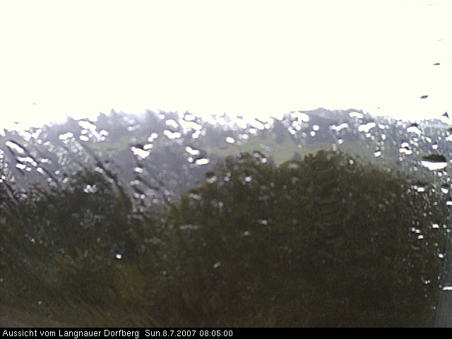 Webcam-Bild: Aussicht vom Dorfberg in Langnau 20070708-080500