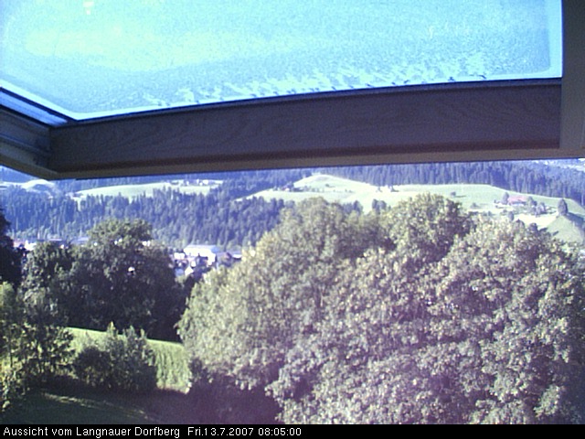 Webcam-Bild: Aussicht vom Dorfberg in Langnau 20070713-080500