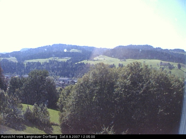 Webcam-Bild: Aussicht vom Dorfberg in Langnau 20070908-120500