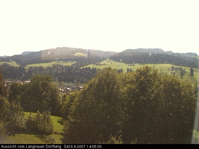Webcam-Bild: Aussicht vom Dorfberg in Langnau 20070908-140500
