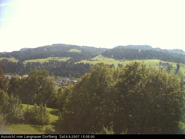 Webcam-Bild: Aussicht vom Dorfberg in Langnau 20070908-150500