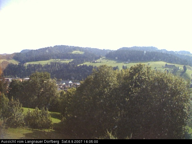 Webcam-Bild: Aussicht vom Dorfberg in Langnau 20070908-160500
