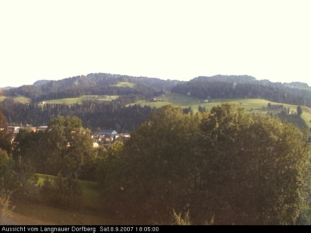 Webcam-Bild: Aussicht vom Dorfberg in Langnau 20070908-180500