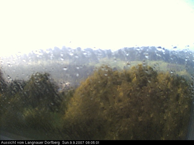 Webcam-Bild: Aussicht vom Dorfberg in Langnau 20070909-080500