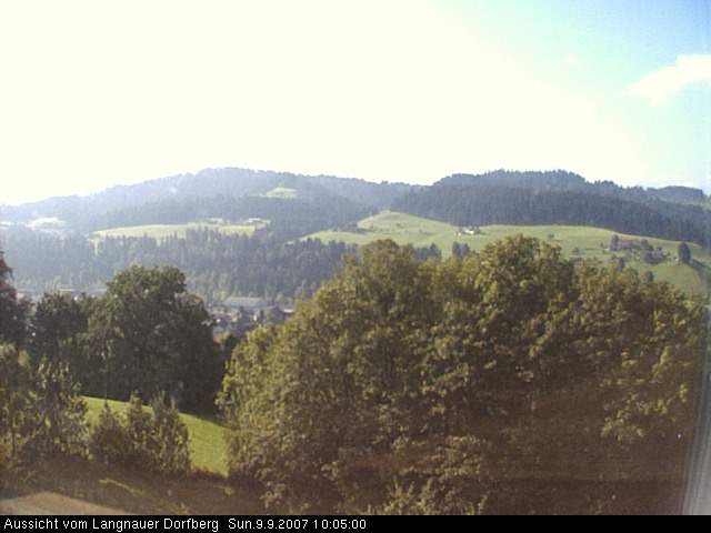 Webcam-Bild: Aussicht vom Dorfberg in Langnau 20070909-100500